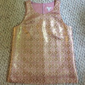 Metallic Tank top from Jcrew